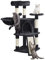 Yaheetech Arbre à Chat en Sisal Griffoir Grattoir Tour de Jeux pour Chats avec Centre d'activités Arbre a Chat Hauteur 106cm Noir
