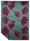 JOWOLLINA Wendedecke Wolldecke Plaid Kuscheldecke Öko-Wolle 130x200 cm, Ginkgo (Entengrün Bordeaux)