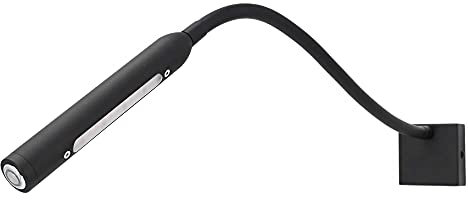 VBLED LED Wandlampe LED-Leselampe Schwanenhals Wandleuchte- 3W 3000K DIMMBAR…