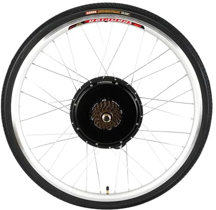 TaNeHaKi E-Bike Umbausatz Hinterrad 28 Zoll 48V 1000W bis 150 kg Heckmotor | Aluminiumfelge, LCD Anzeige, 7-Gang Freilauf, Scheibenbremse, Fahrrad Nachrüstung