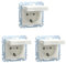 Merten MEG2311-0419 SCHUKO-Steckdose mit Klappdeckel, Steckklemmen, polarweiß, System M,Schutzkontaktsteckdose (Packung mit 3)