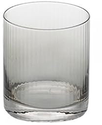 Storefactory RAMSJÖ small Grey Striped Candleholder