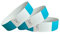 CINTAPUNTO - Einlassbändchen Papier - Eintrittsbänder 1000 Stück - Einlassbänder - Festival Armbänder - Party Bändchen Einlass Eintritt - eintrittsbändchen - Bänder Club - wristband - Aqua
