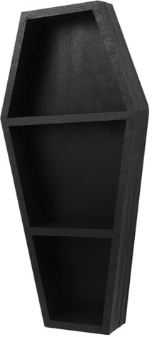 SOESFOUFU Sarg-lagerregal Langlebiges Sargregal Küchenregal Wandregal Sargregal Für Die Wand Wandmontiertes Schwebendes Schwebender Sarg-nachttisch Sarg Bücherregal Holz Haushalt
