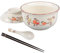 Yuedefly 800 ml Ramen Bowl, Ceramic Soup Bowl with Chopsticks and Spoons, Japanese Vintage Ramen Bowl,Asian Soup Bowl with Lid for Microwave & Dishwasher Safe