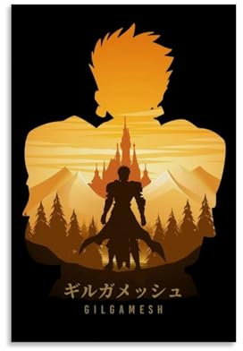 HMNANGDE Gilgamesh Fate Poster Dekorative Malerei Leinwand Wandkunst Wohnzimmer Poster Schlafzimmer Malerei,Wandkunst Bilddruck Moderne Familienzimmer Dekor 08x12inch(20x30cm)