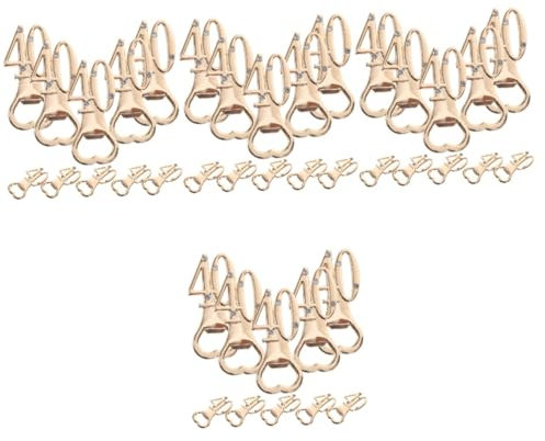 GLEAVI 40piezas Abrebotellas Multifuncionales Diseño De Cumpleaños Recuerdos Elegantes y Celebraciones De