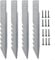 4Pack Ground Outdoor Anchors for Swing, Anchor for Rose Arch, Playhouse, Play Tower, Galvanised with Screws
