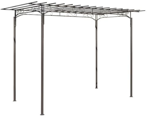 Stahl Pavillon Gartenlaube - Robustes Gartenhaus für Terrasse & Garten, Wetterfest & Langlebig, Ideale Outdoor-Lösung