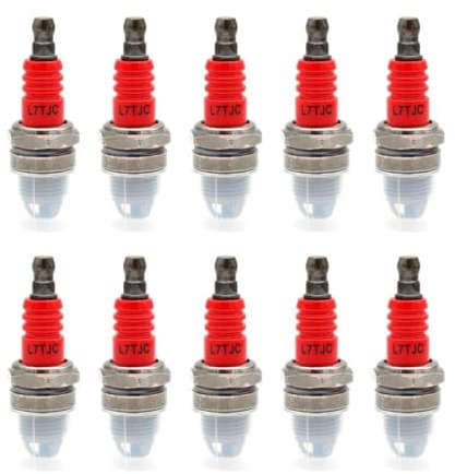 eRgDFS Candela L7TJC, 10 Pezzi, Compatibile con motoseghe e decespugliatori
