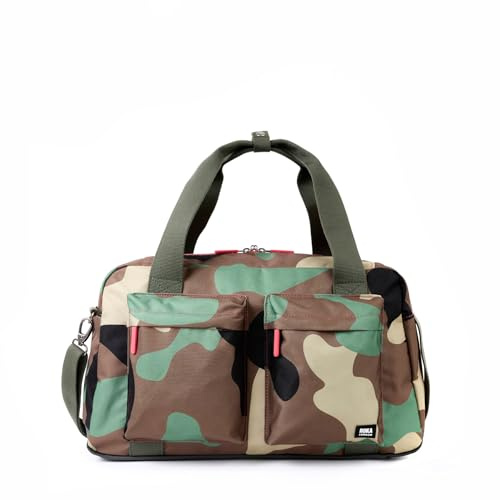 ROKA London Gatwick Medium Recyled Canvas Holdall (Vintage Camo)