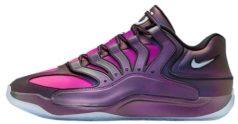 Nike KD 18 Men's Basketball Shoe, Vivid Purple/Black/Hyper Pink, 8 UK