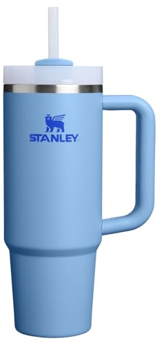 STANLEY - 30 oz Tumbler with Handle and Straw, 3-Position Flowstate Lid, Travel-Friendly, Stainless Steel Insulated Tumbler, BPA-Free, Sky Blue