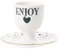 Miss Ètoile - Eierbecher mit Teller - Porzellan - Enjoy - Höhe 7,5 cm