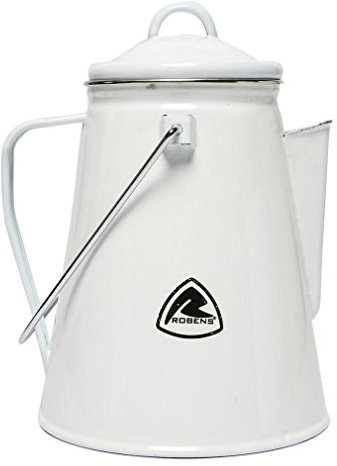 ROBENS Unisex – Erwachsene MOV9956738 Tongass Emaille Kessel weiß 2022 Campinggeschirr, Multicolor, Einheitsgröße