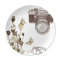 DIYthinker Kamera Rose Schmetterling Nizza Stil Dekorative Porzellan Dessertteller 8-Zoll-Dinner Home Geschenk 21cm Diameter Mehrfarbig