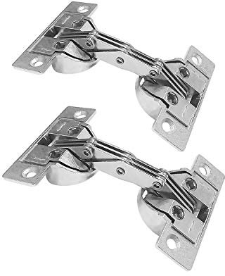 LIKERAINY 135 Degré Mitre Charnière à Onglet Spéciale Charnières de Porte pour Applications de Coupe à 45° Onglet pour Portes de Placard Meubles Cuisine Lot de 2