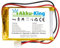 Lithium Polymer Akku - 3.7V 1800mAh - 50 x 34 x 10mm, Steckertyp:JST-XH 2.5mm