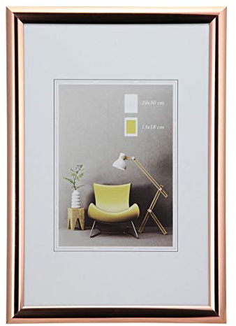 IDEAL TREND Studio Line Kunststoff Bilderrahmen Wanddeko Collage Poster Foto Rahmen: Farbe: Rose Gold | Format: 21x29,7 (DIN A4)