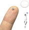 Pinganillosocultos Auricolare magnetico V1 invisibile + collare con microfono