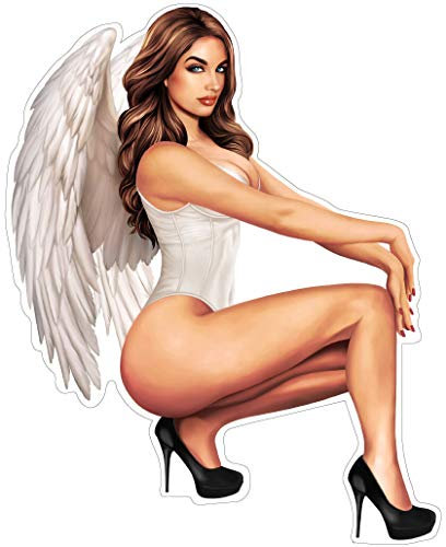 Pinup Aufkleber Engel Angel Autoaufkleber Sticker Girls Sexy