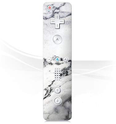 DeinDesign Skin kompatibel mit Nintendo Wii Controller Folie Sticker Marmor Stein Thermomixmotive
