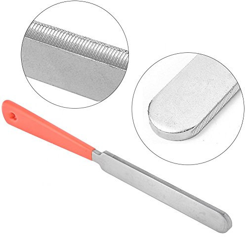 Lima de trastes de Guitarra de Acero Inoxidable antioxidante ultradelgada portátil, Kit de reparación de Guitarra, Pulido Duradero para Amantes de la Guitarra para pulir traste Luthier