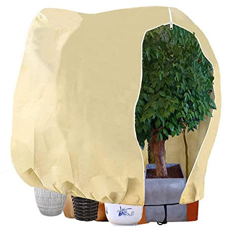 180 x 120cm Funda para Plantas para Invierno, Cubiertas de Protección contra Heladas de Plantas, Bolsas de protección Vegetal para Proteger Las Plantas