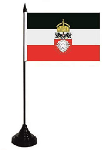 Tischflagge Deutsch Ostafrika mit Krone Fahne Flagge Tischfahne 10 x 15 cm