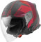 Bogotto V586 Detri BT Jethelm, schwarz/rot, XS
