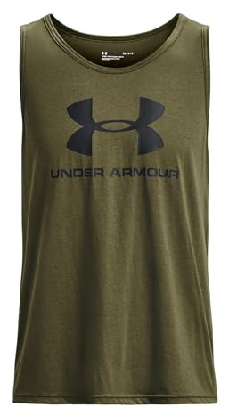 Under Armour M Sportstyle Logo Tanktop gruenschwarz, XL Herren