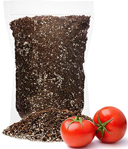GARDENERA Premium Organic Potting Soil for Tomatoes - (5 Quart Bag)
