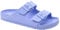 Ella Shoes Ladies Double Buckle Slides Womens Sliders Mono Beach Comfort Moulded Footbed Holiday Pool Summer Sandals Flip Flops (Blue, UK 5), (‎ s43115)