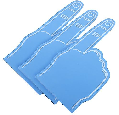 CHILDWEET 3stücke Schaumstofffinger Für Sportveranstaltungen Cheerleading Zubehör Blau Leicht Für Partys Und Feiern