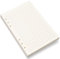 A5 Liniertes Nachfüllpapier, 6-Fach Gelocht für Planer, Ordner, Tagebücher - 8 mm Liniertes Loseblattpapier, 80 Blatt