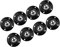 Rueda Universal del Echador de los Aparatos de Cocina con el Material Excelente del ABS y del Metal, Rueda 8pcs