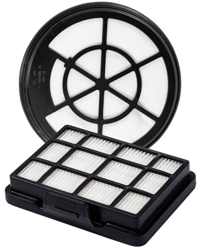 BRIOTA 2 Pcs Filter Kit Compatible with Bush VCS35B15K0D-70, Vacuum VCS35B15KC, Round and Square Vacuum Cleaner Filter, Reusable and Washable Filter Accessories