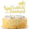 BETESSIN Endlich Rentner Cake Topper Rente Deko Kuchen Deko Gold Ruhestand Deko Torte Glitzer Cupcake Topper Papier Happy Retirement Party Torten Dekoration für Frauen Männer B