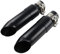 Auspuffrohr Für Indian Für Halldämpfer Für Out Bobber Sixty Für Rogue Twenty 2015-2023 Slip-On-Auspuffanlage Kurze GP Slip Ons Halldämpfer Mit DB-Killer Motorrad Auspuff Schalldämpfer(Black No muffler