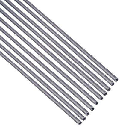 WUUKEPSG Tube En Fibre de Verre Noir Longueur 500 Mm Pour Table de Sable Modèle de Construction Tube En Plastique 10 Pièces/Black/8Mm*6Mm