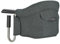 Inglesina Fast, Klappbarer Tischsitz, Dunkelgrau (Charcoal Grey), Leicht zu Transportieren, Waschbar, Sichere Befestigung, Bis 15 kg, 35 x 27 x 42 cm