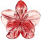Pinza de pelo con flores para mujer, clip hawaiano, pinzas de plástico antideslizantes, agarre fuerte, pinzas para el pelo para playa, fiesta, piscina, vacaciones, A, rojo E