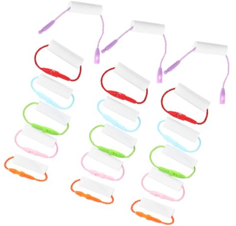 VICASKY Namensschilder Rucksackanhänger Bedruckbar Kunststoff 20 Stück Robuste Schul Und Kita Beschriftung Für Schuhe Und Kinderrucksäcke