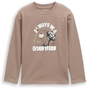 Tom Tailor Jungen 1047497 Kinder Langarmshirt mit Print (1er Pack)