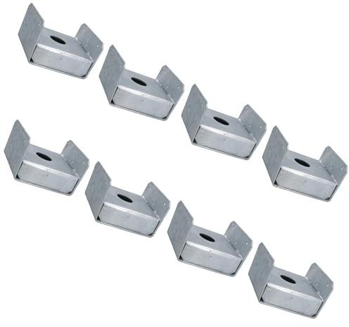 Deck Post Base Holder Pillar Foot Bracket 100mm x 100mm Pergola Canopy 8PK