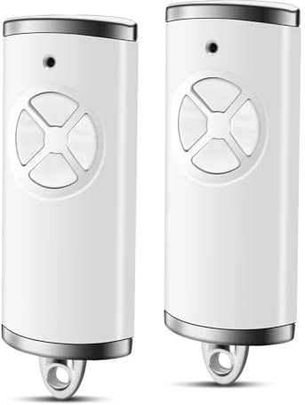 Mando a distancia compatible con Hörmann, abridor de puerta de garaje con 4 funciones de botón, compatible con Hörmann HSE2-868-BS, HSE-4-868-BS, HS4-868-BS, HS1-868-BS, HSS4-868-BS Blanco 4511736, 2