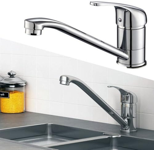 Küchenarmatur Wasserhahn Küche Spültischarmatur Edelstahl Einhand Mischbatterie