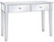 XINCXIN Verspiegelter Konsolentisch, Aesthetic Room Decor Coffee Table Sofa Tisch Sideboard aus MDF und Glas 106,5x38x76,5 cm
