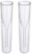 Lot de 2 verres à champagne à double paroi de 100 ml - Pour fête de mariage - Pour cocktails