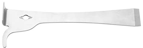 ANGGREK Edelstahl Abkratzer Messer Bienenzucht Werkzeug Multifunktional 25 cm Anti Rost Design für Wachs und Propolis sowie Deckelöffnung